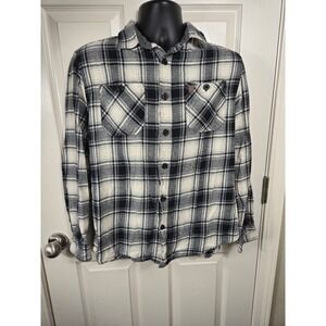 Coleman Mens L Flannel Shirt Long Sleeve‎ Button Up Plaid Outdoor Casual